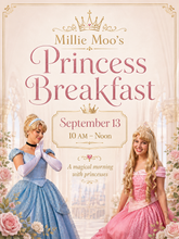 Load image into Gallery viewer, Join us at Millie Moo’s, September 13, 10am- noon
